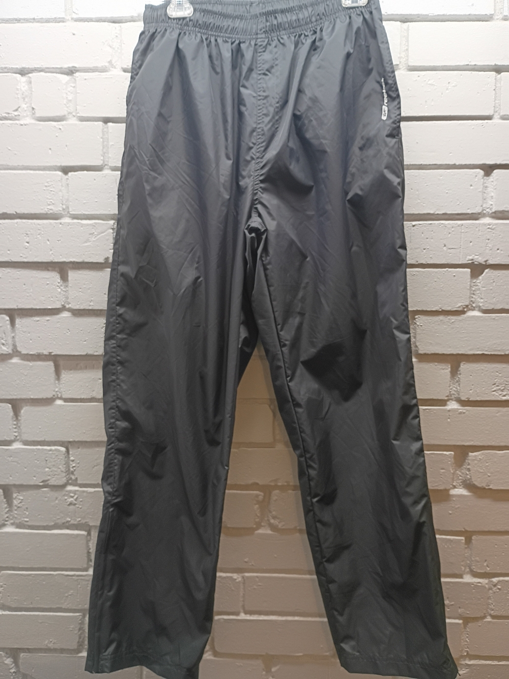 Men's Gray Water-Resistant Track Pants